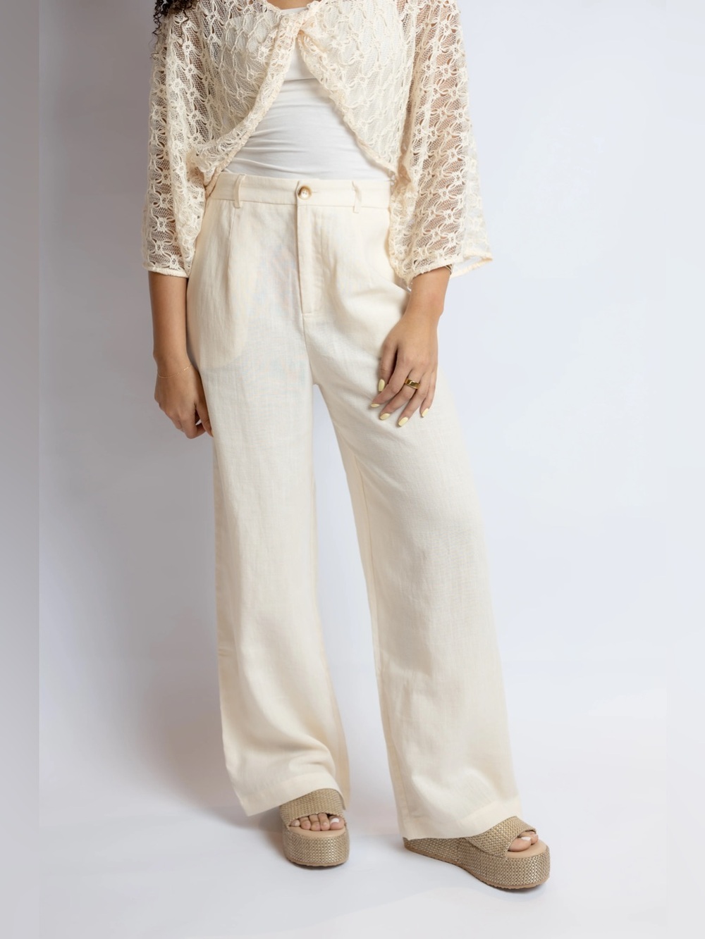 Go Back Wide Leg Trousers